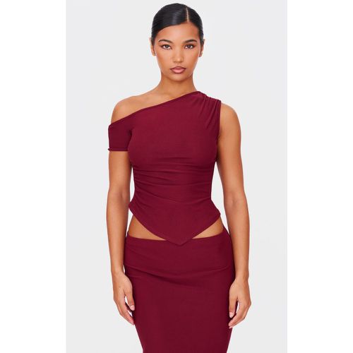 Top asymétrique doux sans manches - PrettyLittleThing - Modalova