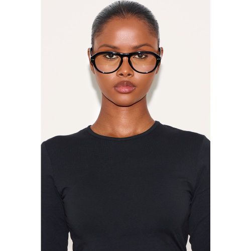 Lunettes de repos style aviateur à verres anti-lumière bleue - PrettyLittleThing - Modalova