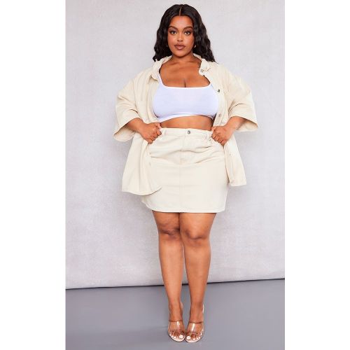 Plus Mini jupe en jean - PrettyLittleThing - Modalova