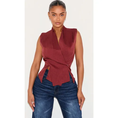 Shape Gilet de tailleur cache-coeur - PrettyLittleThing - Modalova