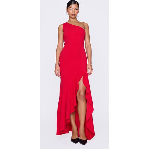 Robe longue asymétrique fendue - PrettyLittleThing - Modalova