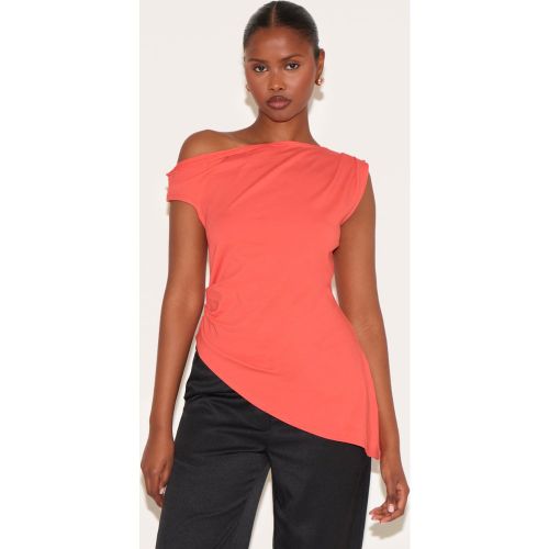 Top très long à épaules asymétriques - PrettyLittleThing - Modalova