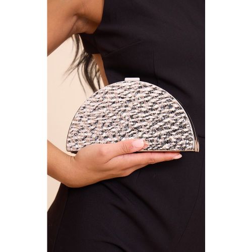 Pochette demi-lune texturée - PrettyLittleThing - Modalova