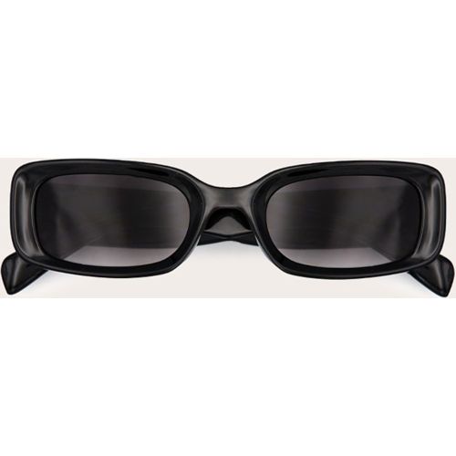 Lunettes de soleil à monture rectangle fine - PrettyLittleThing - Modalova