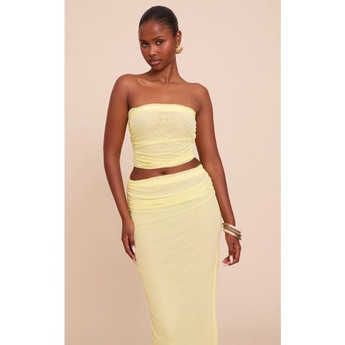 Top bandeau en mesh - PrettyLittleThing - Modalova