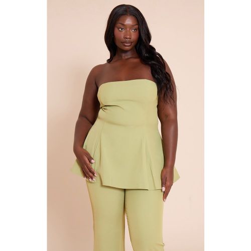 Plus Top bustier trapèze | Taille 48 - PrettyLittleThing - Modalova
