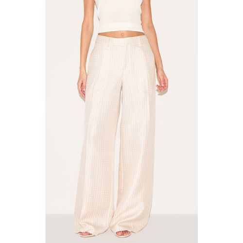 Pantalon de tailleur tissé texturé - PrettyLittleThing - Modalova