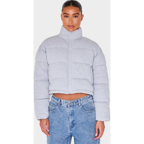 Veste courte matelassée en maille jersey - PrettyLittleThing - Modalova