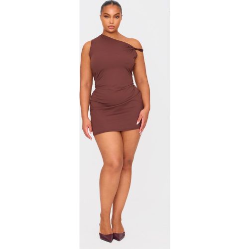 Plus Mini robe sans manches à contours et détail noué - PrettyLittleThing - Modalova