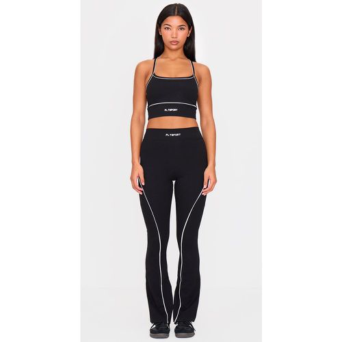 PLT Sport Pantalon de yoga en Sculpt à coutures contrastantes - PrettyLittleThing - Modalova