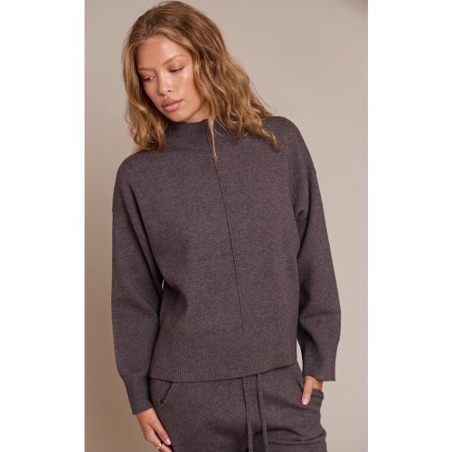 Pull oversize en maille tricot à coutures | Taille Large - PrettyLittleThing - Modalova