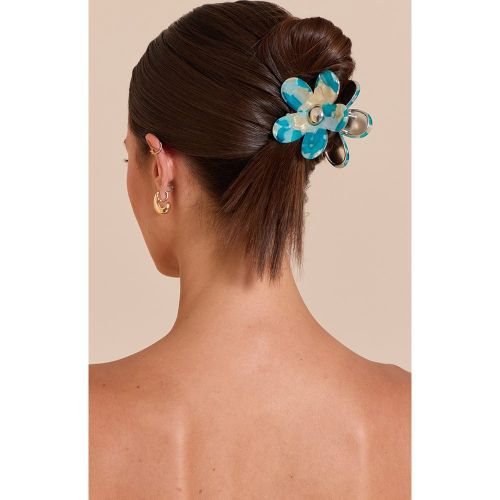 Pince à Cheveux en Métal Floral Marbré - PrettyLittleThing - Modalova