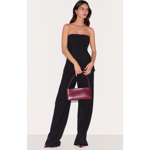 Combinaison de tailleur flare tissée à détail bustier long - PrettyLittleThing - Modalova