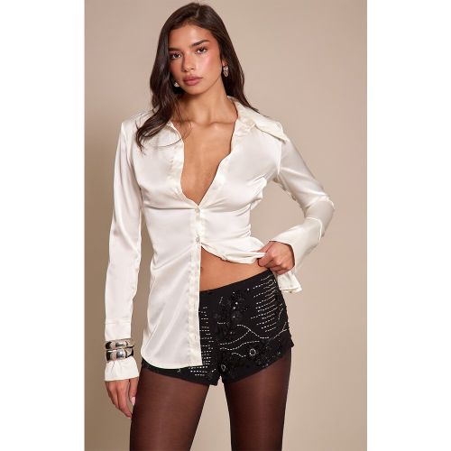 Mini short à broderie | Taille 38 - PrettyLittleThing - Modalova