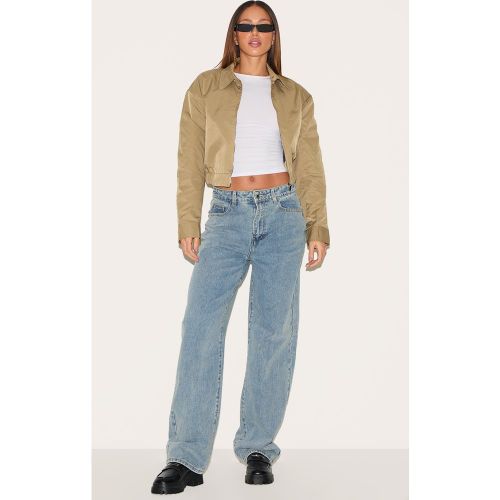 Jean boyfriend large vintage délavé javélisé - PrettyLittleThing - Modalova