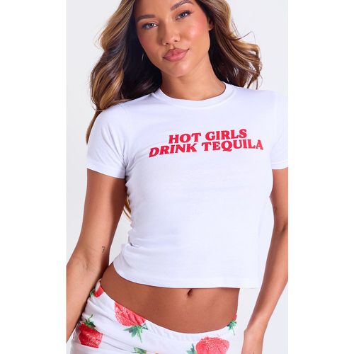 T shirt imprimé Hot Girl - PrettyLittleThing - Modalova