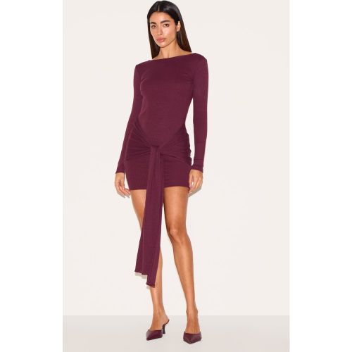 Mini robe à col bateau et détail noué - PrettyLittleThing - Modalova