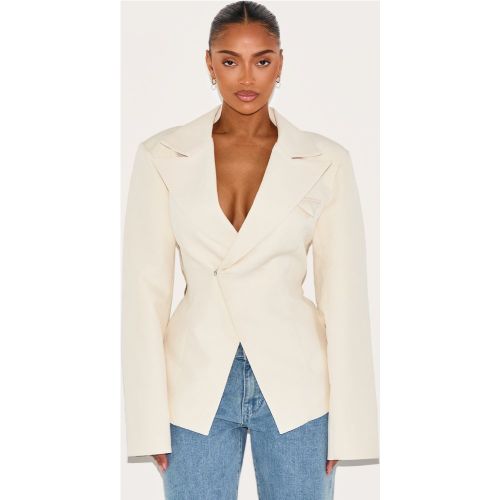 Shape Blazer de tailleur à taille croisée asymétrique et ajustable - PrettyLittleThing - Modalova