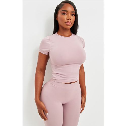 Shape Top long stretch sans coutures à manches courtes - PrettyLittleThing - Modalova