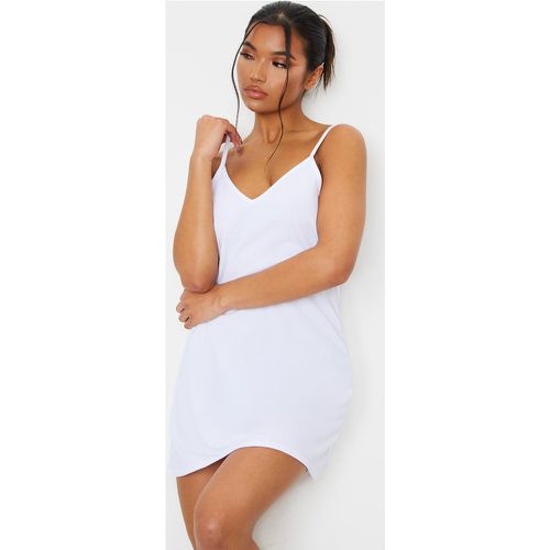 Robe bretelles dos nu blanche - PrettyLittleThing - Modalova