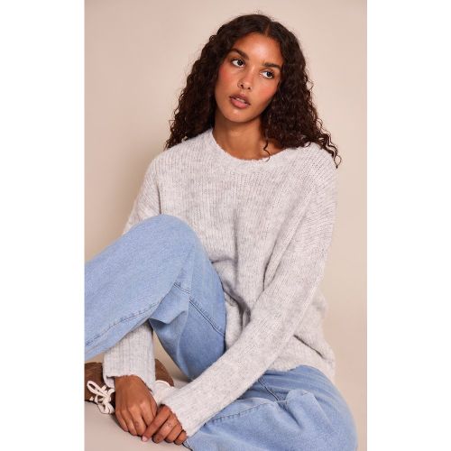 Pull oversize côtelé | Taille Large - PrettyLittleThing - Modalova