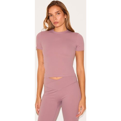 Top de sport long en Sculpt à manches courtes - PrettyLittleThing - Modalova