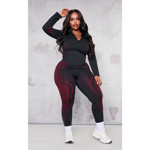 Plus Legging de sport à détail lignes - PrettyLittleThing - Modalova