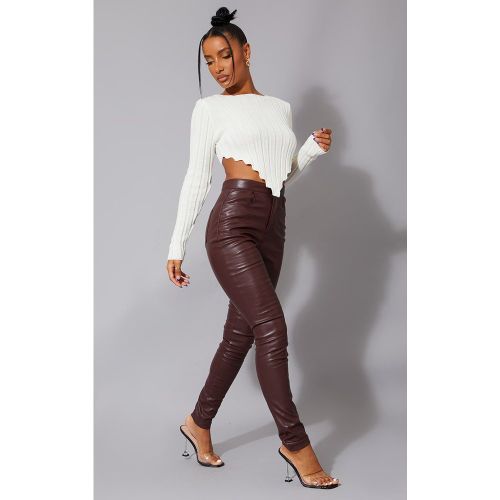 Pantalon skinny à bouton - PrettyLittleThing - Modalova