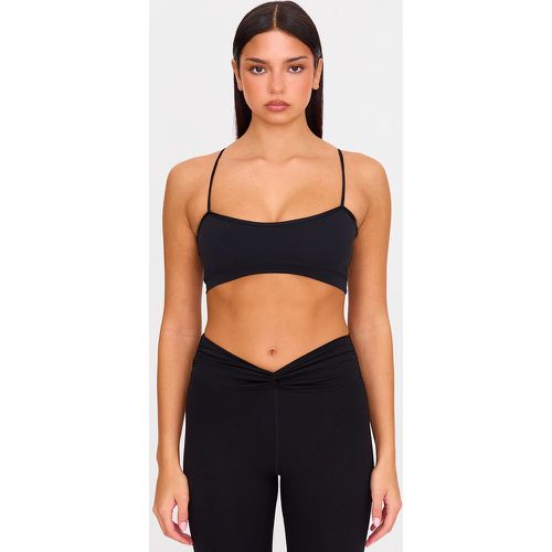 Ballet Soutien-gorge de sport en Sculpt à bretelles et ourlet tombant - PrettyLittleThing - Modalova