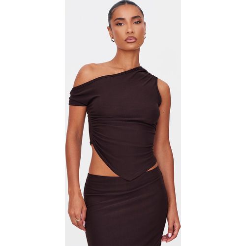 Top asymétrique doux sans manches - PrettyLittleThing - Modalova