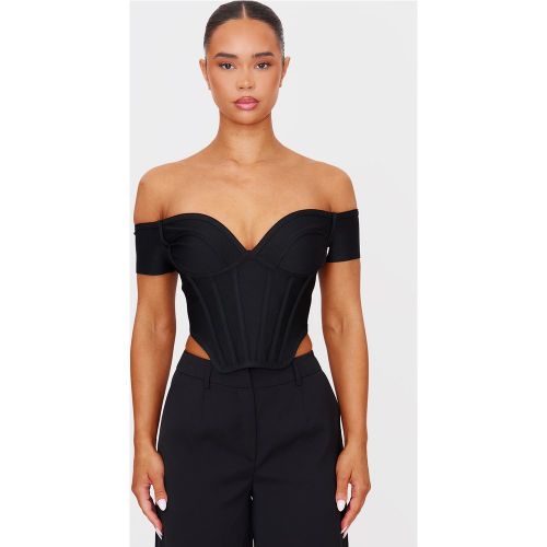 Corset bandage à buste style bardot et ourlet tombant - PrettyLittleThing - Modalova