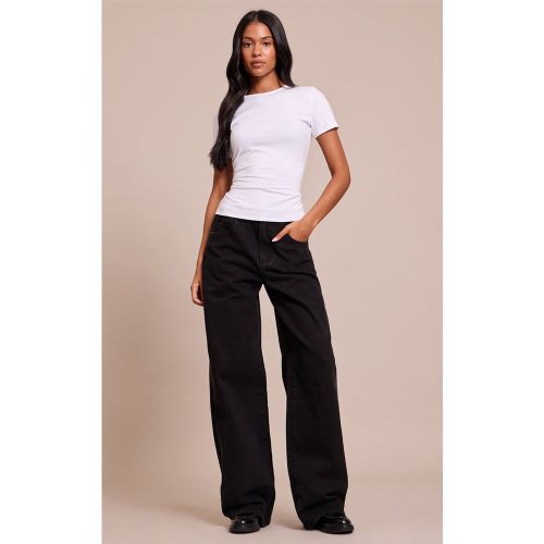 Tall Jean boyfriend à taille tombante dans le dos | Taille 38 - PrettyLittleThing - Modalova