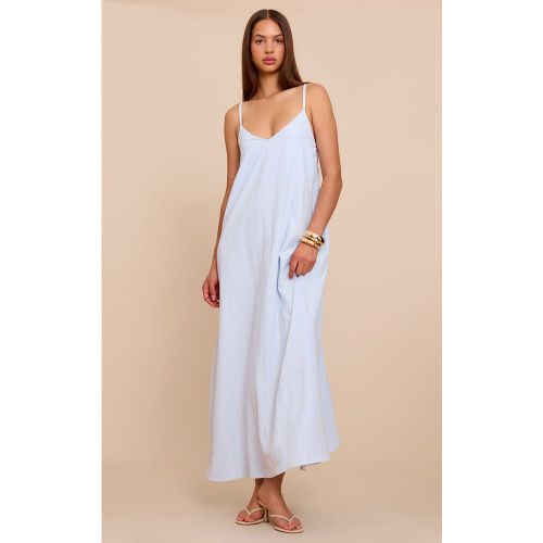 Robe longue texturée à décolleté | Taille 38 - PrettyLittleThing - Modalova