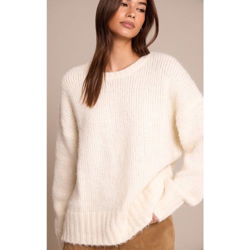 Pull oversize côtelé | Taille Large - PrettyLittleThing - Modalova