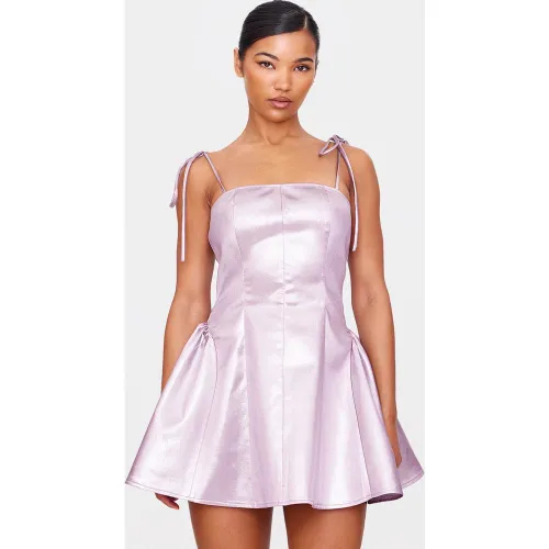Mini robe patineuse métallique - PrettyLittleThing - Modalova