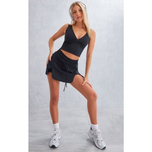 Jupe-short de sport Sculpt fendue devant à cordons ajustables sur la taille - PrettyLittleThing - Modalova