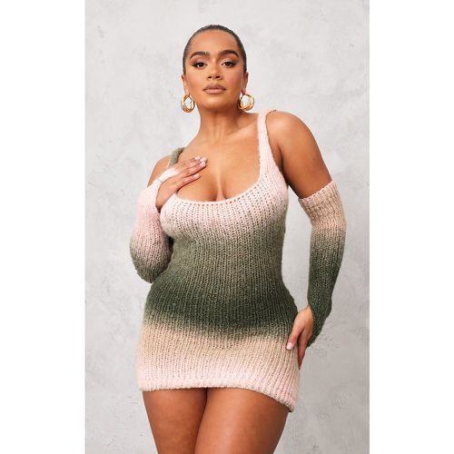 Shape Robe moulante en maille tricot à col carré et épaules dénudées - PrettyLittleThing - Modalova