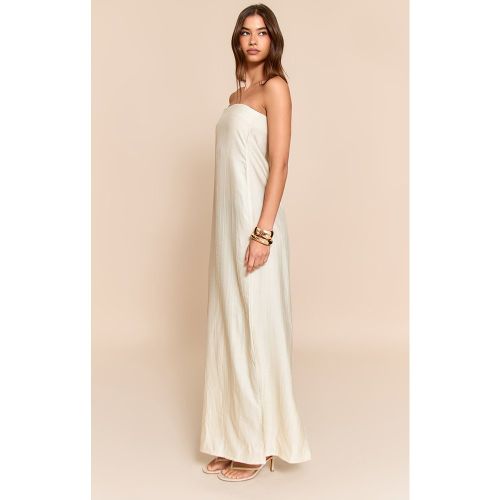 Robe bustier droite texturée - PrettyLittleThing - Modalova