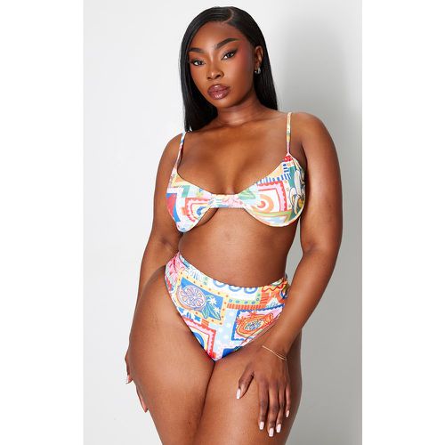 Plus Haut de maillot de bain imprimé à armatures - PrettyLittleThing - Modalova