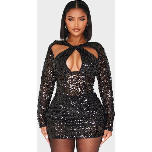 Shape Robe moulante transparente à sequins - PrettyLittleThing - Modalova