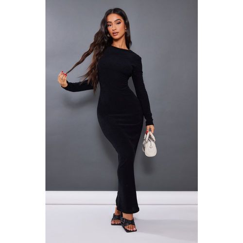 Petite Robe longue en éponge - PrettyLittleThing - Modalova