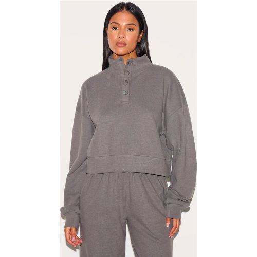 Tall Sweat brossé à boutons - PrettyLittleThing - Modalova