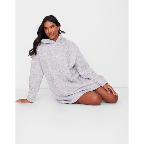 Robe hoodie en imitation mouton - PrettyLittleThing - Modalova