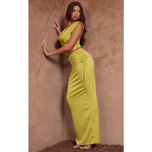 Jupe longue satinée - PrettyLittleThing - Modalova