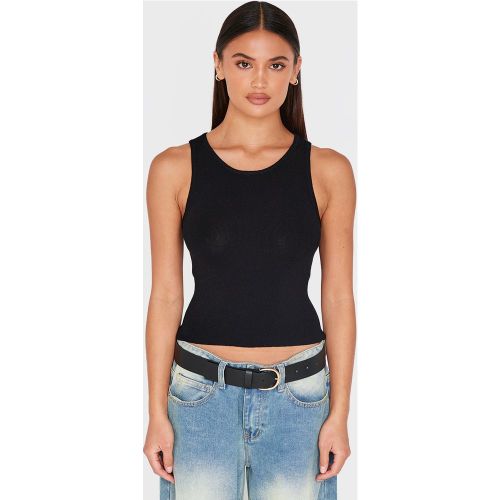 Top en maille tricot fine à col nageur - PrettyLittleThing - Modalova