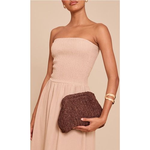 Pochette ample en raphia - PrettyLittleThing - Modalova