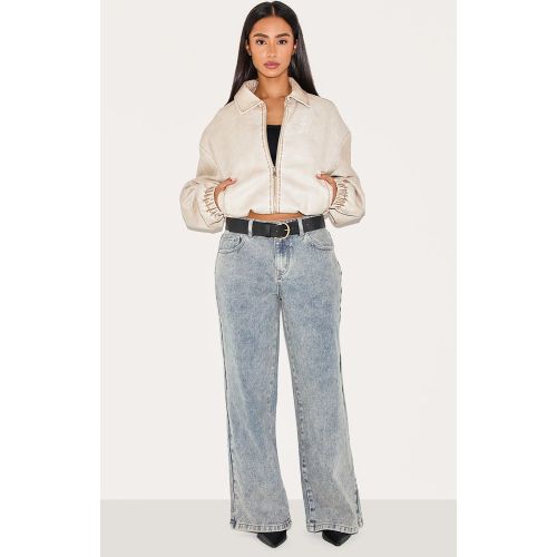 Petite Jean boyfriend délavé vintage à taille basse - PrettyLittleThing - Modalova