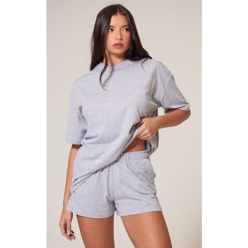 T-shirt oversize en coton à épaules carrées - PrettyLittleThing - Modalova