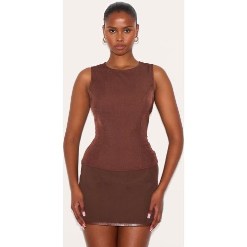 Top long ajusté tissé - PrettyLittleThing - Modalova