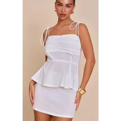 Jupe courte taille mi-haute - PrettyLittleThing - Modalova